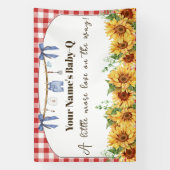 ベビーシャワーバナー 横断幕 (縦)