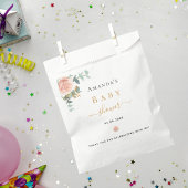 ベビーシャワーバラ金ゴールドフローラユーカリエレガント フェイバーバッグ