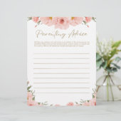 ベビーシャワーバンドル – 子育てアドバイス レターヘッド (スタンド正面)