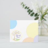 ベビーシャワーパシバニーサンキューカード サンキューカード (スタンド正面)