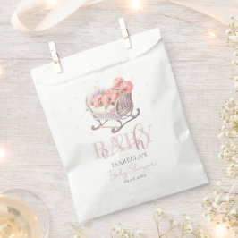 ベビーシャワーパステルベビーバスケット フェイバーバッグ