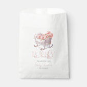 ベビーシャワーパステルベビーバスケット フェイバーバッグ (正面)