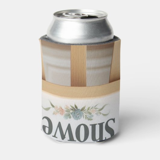 ベビーシャワーパーソナライズされたクーラーボックス12oz 缶クーラー (缶裏面)