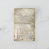 ベビーシャワーパーソナライズされた サンキューカード (内部)