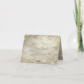 ベビーシャワーパーソナライズされた サンキューカード (裏面)