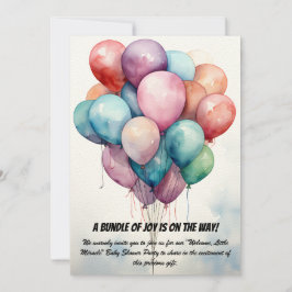 ベビーシャワーパーティの招待状 招待状