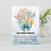 ベビーシャワーパーティの招待状 招待状 (スタンド正面)