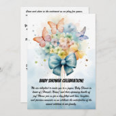 ベビーシャワーパーティの招待状 招待状 (正面/裏面)