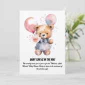 ベビーシャワーパーティの招待状 招待状 (スタンド正面)