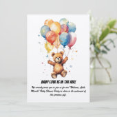 ベビーシャワーパーティの招待状 招待状 (スタンド正面)