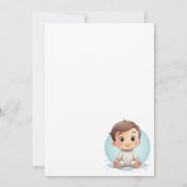 ベビーシャワーパーティの招待状 招待状 (裏面)