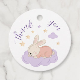 ベビーシャワーパーティーのお返しタグ Some Bunny Loves You フェイバータグ