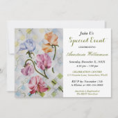 ベビーシャワーパーティーイベント招待状 招待状 (正面)