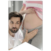 ベビーシャワーパーティーデコールウォーターカラーウッドランドキツネ バンティングフラッグ (第2の旗)