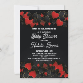 ベビーシャワーパーティーラスベガスカジノロイヤル招待状 招待状