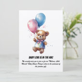 ベビーシャワーパーティー招待状 招待状 (スタンド正面)