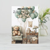 ベビーシャワーパーティー招待状 招待状 (スタンド正面)