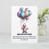 ベビーシャワーパーティー招待状 招待状 (スタンド正面)