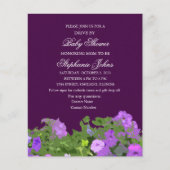 ベビーシャワーパープルフローラでドライブカラフル (正面)