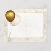 ベビーシャワービュッフェフードカード インビテーションポストカード (裏面)