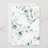 ベビーシャワービンゴカード – かわいいダックテーマ 招待状 (裏面)