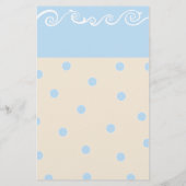 ベビーシャワービンゴシーモバイルクリーム/青 チラシ (裏面)