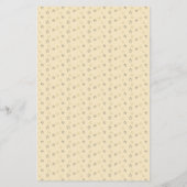 ベビーシャワービンゴ金ゴールドブラックスターズベビー チラシ (裏面)