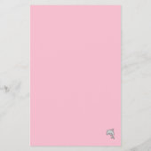 ベビーシャワービンゴ「ピンクドルフィン」 チラシ (裏面)