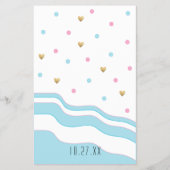 ベビーシャワービンゴ「フラミンゴママ&ベビー」 チラシ (裏面)