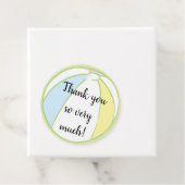 ベビーシャワービーチボールメッセージカード フェイバータグ (インサイチュ)