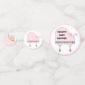 ベビーシャワーピアノ音楽 コンフェッティ (正面)