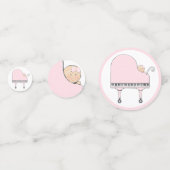 ベビーシャワーピアノ音楽 コンフェッティ (裏面)