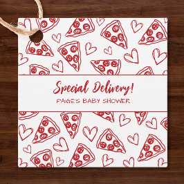 ベビーシャワーピザパーティー「特別配達」 イタリアン フェイバータグ