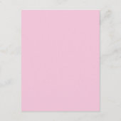 ベビーシャワーピンクパイナップルリップバームがお気に入り エンクロージャーカード (裏面)