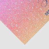 ベビーシャワーピンクパープルグリッターカスタムキュート2021 薄葉紙 (詳細)