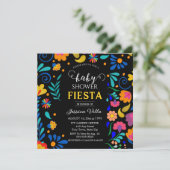 ベビーシャワーフィエスタメキシコパーティの招待状 (スタンド正面)