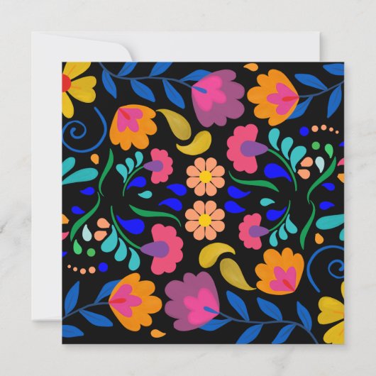 ベビーシャワーフィエスタメキシコパーティの招待状 (裏面)