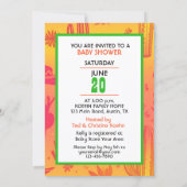 ベビーシャワーフィエスタ 招待状 (裏面)