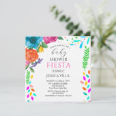 ベビーシャワーフェスタフローラパーティーフラット招待状 (スタンド正面)