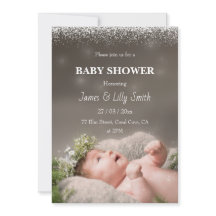 ベビーシャワーフォト招待状