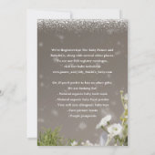 ベビーシャワーフォト招待状 招待状 (裏面)