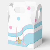 ベビーシャワーフラミンゴママ&ベビー フェイバーボックス (オープン)