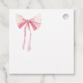 ベビーシャワーフローラクレジェンシーボウピンクブルー フェイバータグ (裏面)