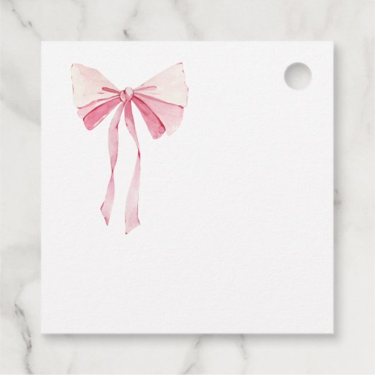 ベビーシャワーフローラクレジェンシーボウピンクブルー フェイバータグ (裏面)