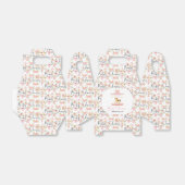 ベビーシャワーフローラタイポグラフィポニー回転木馬 フェイバーボックス (折り畳みなし)