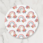 ベビーシャワーフローラレインボーありがとう フェイバータグ (裏面)