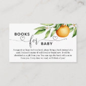 ベビーシャワーブズベビーオレンジかわいこちゃん エンクロージャーカード (正面)