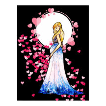 ベビーシャワーブロンド妊婦のレディ