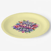 ベビーシャワープレート ペーパープレート (アングル)