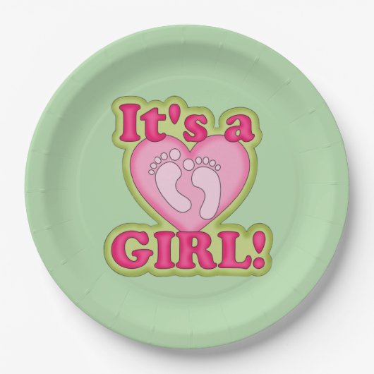 ベビーシャワープレート ペーパープレート (正面)